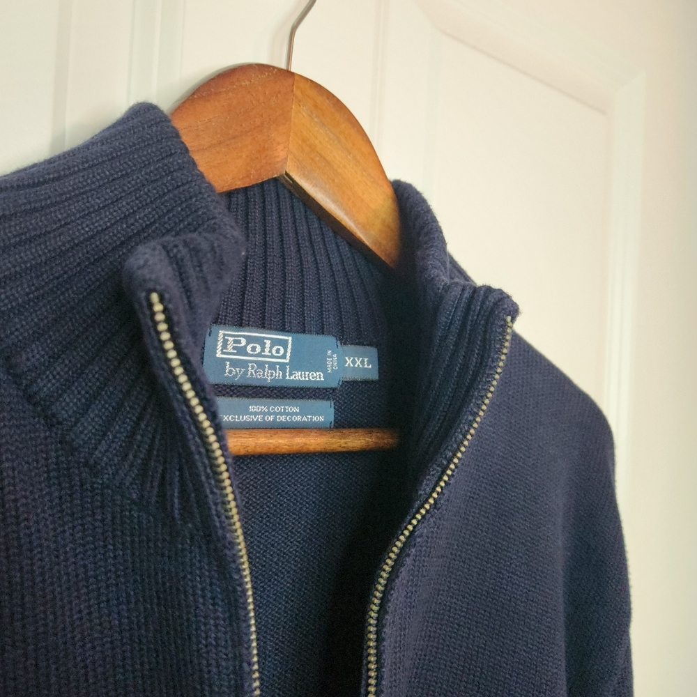 Polo Ralph Lauren Quarter-Zip Sweater Sz XXL - Picture 4 of 5